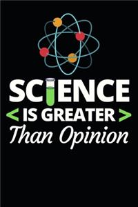 Science Is Greater Than Opinion