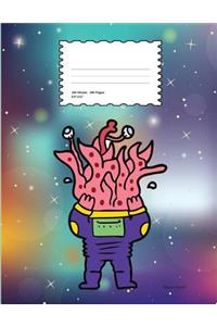 Space Squid: School Supplies Primary Composition Book for Kids