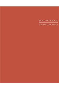 Dual Notebook Lined/Blank Pages