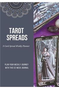 Tarot Spreads - 3 Card Spread Weekly Planner