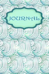 Green Wavy Vibrant Journal