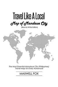 Travel Like a Local - Map of Mandaue City (Black and White Edition)