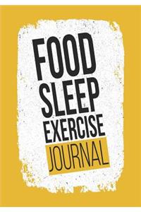 Food Sleep Exercise Journal