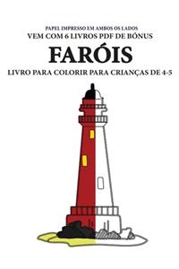 Livro para colorir para crianças de 4-5 anos (Faróis)