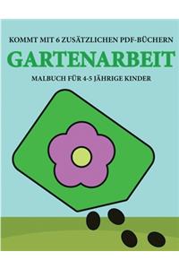 Malbuch für 4-5 jährige Kinder (Gartenarbeit)