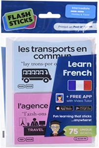 French Flashsticks Starter Pack Intermediate (Holiday & Travel)