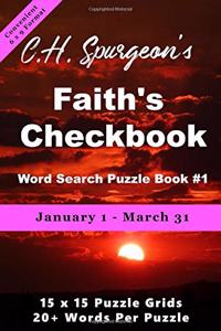 C.H. Spurgeon's Faith's Checkbook Word Search Puzzle Book #1