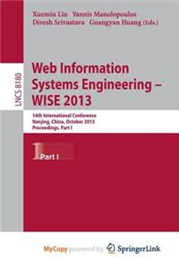 Web Information Systems Engineering -- Wise 2013