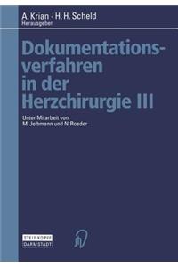 Dokumentationsverfahren in Der Herzchirurgie III