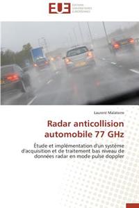Radar Anticollision Automobile 77 Ghz