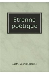 Etrenne poétique
