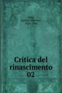 Critica del rinascimento