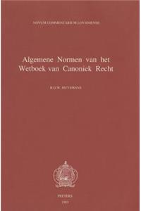 Liber I. Algemene Normen Van Het Wetboek Van Canoniek Recht. de Normis Generalibus