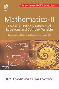 Mathematics-II (Calculus, Ordinary Differential Equations and Complex Variable)