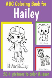 ABC Coloring Book for Hailey