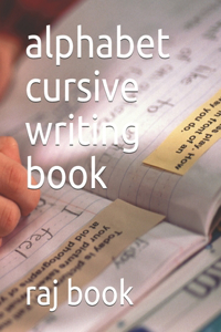 alphabet cursive writing book