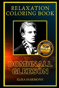 Domhnall Gleeson Relaxation Coloring Book