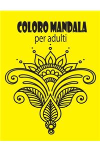 Coloro mandala per adulti