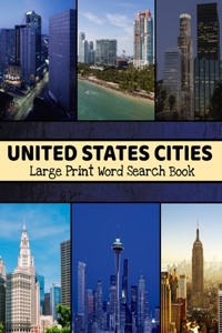United States Cities Large Print Word Search Book