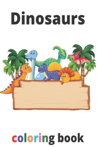 Dinosaurs coloring book