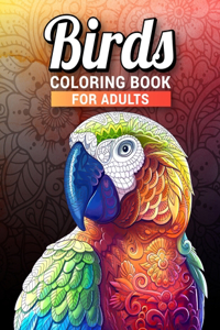 Birds Coloring Book For Adults