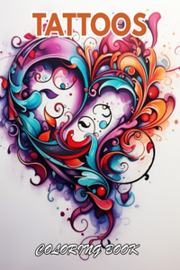 Tattoos Coloring Book for Adults