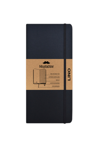 Moustachine Classic Linen Large Black Squared Hardcover