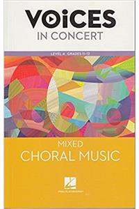 Hal Leonard Voices in Concert, Level 4 Mixed Choral Music Book, Grades 11-12