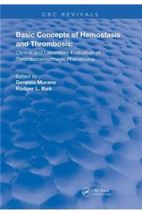 Basic Concepts Of Hemostasis