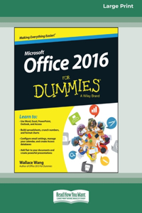 Office 2016 [Standard Large Print 16 Pt Edition]