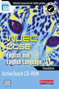 WJEC GCSE English and English Language Foundation Active Teach CD-ROM