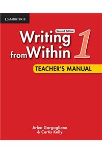 Writing from Within Level 1 Teacher's Manual