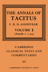 The Annals of Tacitus: Volume 1, Annals 1.1-54