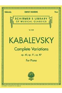 Complete Variations