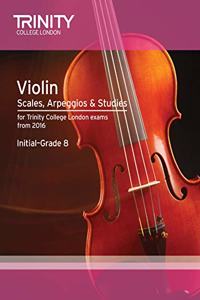 Violin Scales, Exercises & Studies Initial-Grade 8 from 2016