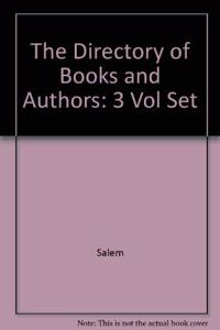 The Directory of Books and Authors