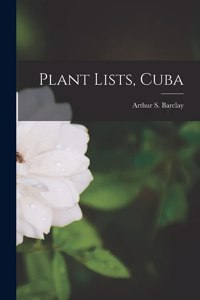 Plant Lists, Cuba