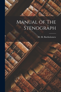 Manual of The Stenograph
