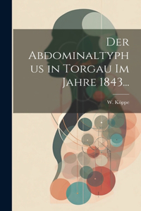 Der Abdominaltyphus in Torgau im Jahre 1843...