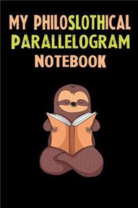 My Philoslothical Parallelogram Notebook