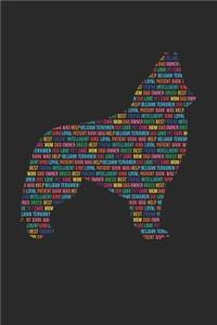 Belgian Tervuren Notebook 'Word Cloud' - Gift for Belgian Tervuren Lovers - Belgian Tervuren Journal