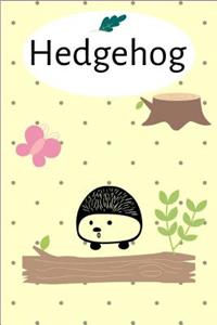 Hedgehog: Hedgehog - Fun Novelty Gag Gift Notebook / Diary / Journal Small 6 X 9