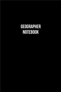 Geographer Notebook - Geographer Diary - Geographer Journal - Gift for Geographer