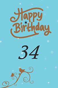 Happy birthday 34