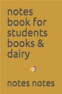 notes book for students books & dairy