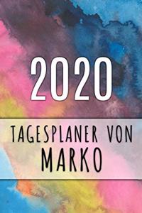 2020 Tagesplaner von Marko