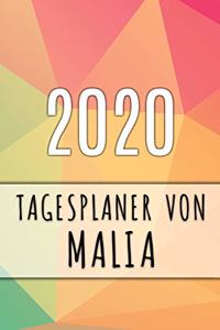 2020 Tagesplaner von Malia