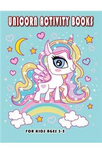Unicorn Activity Books for Kids Ages 3-5