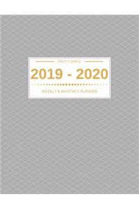 2019 - 2020 Planner Weekly And Monthly