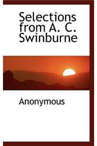 Selections from A. C. Swinburne